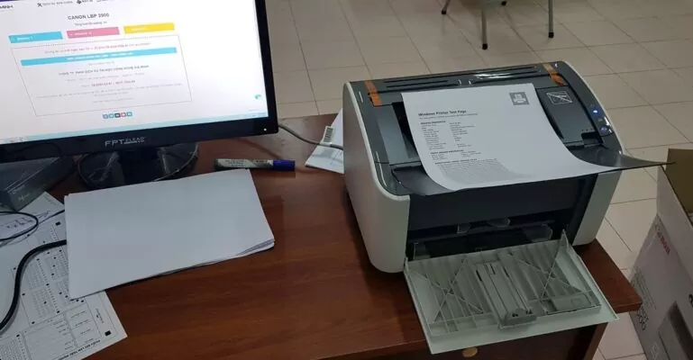 máy in canon 2900 bị kẹt giấy