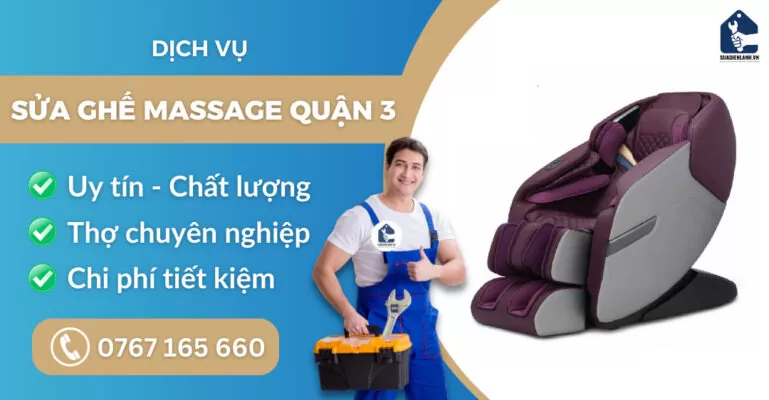 Sửa ghế massage quận 3 suadienlanh.vn