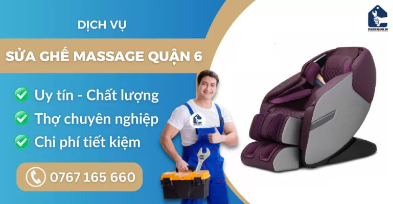 Sửa ghế massage quận 6 suadienlanh.vn