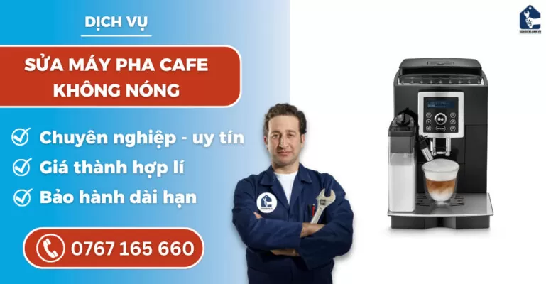 Sửa máy pha cafe không nóng suất suadienlanh.vn