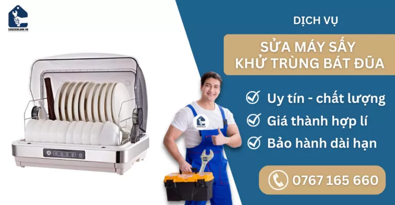Sửa máy sấy khử rùng bát đũa suadienlanh.vn