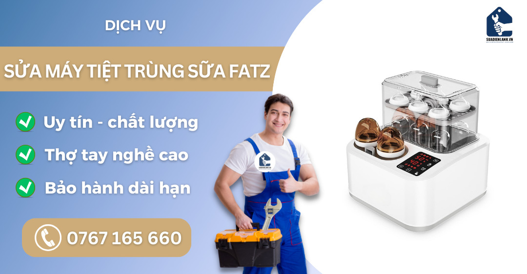 Sửa máy tiệt trùng sữa Fatz suadienlanh.vn