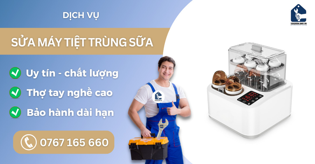 Sửa máy tiệt trùng sữa suadienlanh.vn