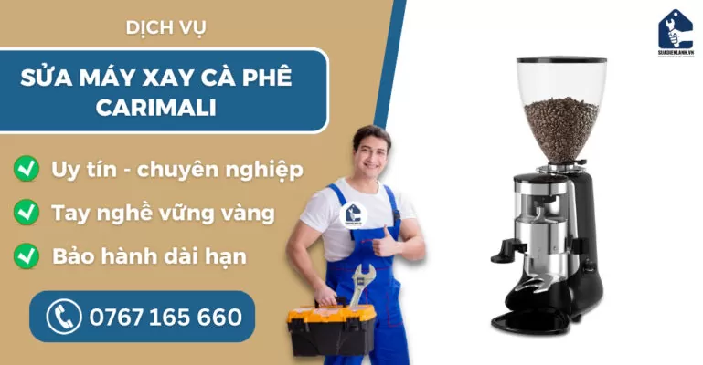 Sửa máy xay cà phê Carimali suadienlanh.vn