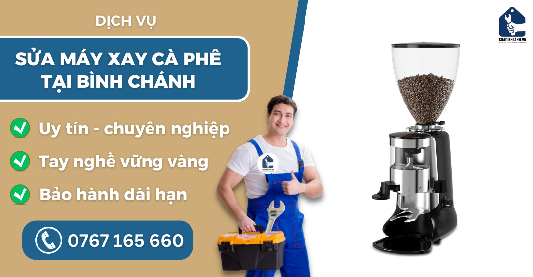 Sửa máy xay cà phê tại Bình Chánh suadienlanh.vn