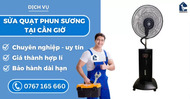 Sửa quạt phun sương tại Cần Giờ suadienlanh.vn