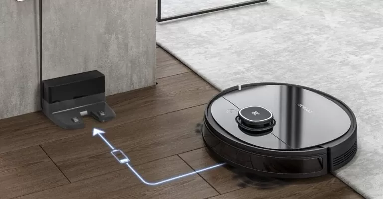 Robot hút bụi không quay về dock sạc