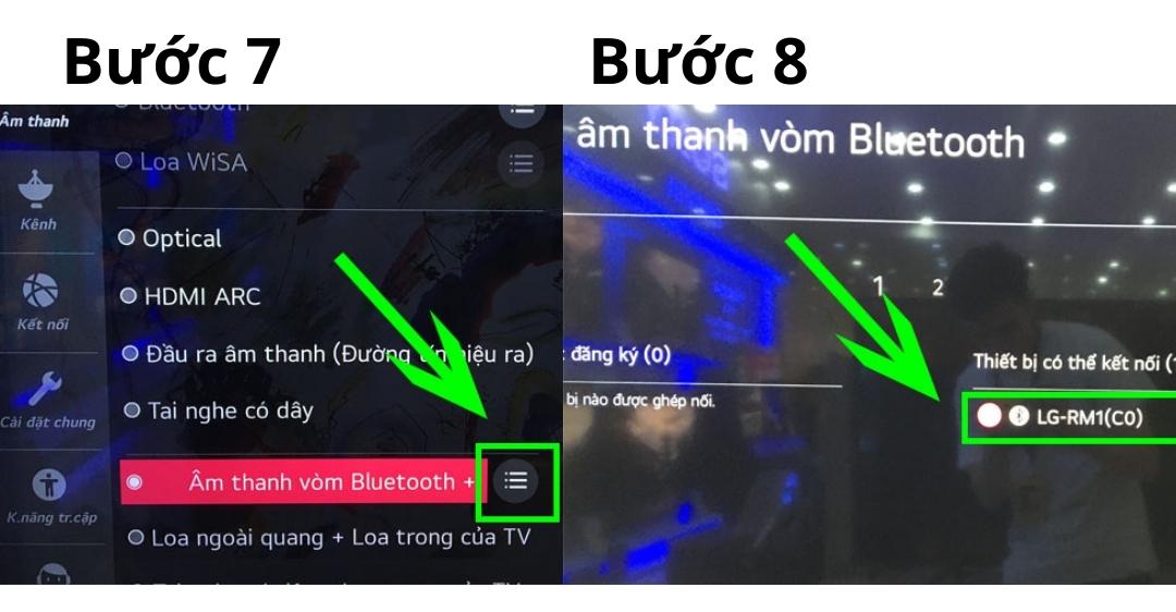 cách kết nối loa Bluetooth với Smart tivi LG