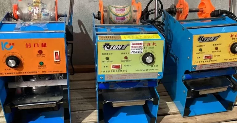 máy ép miệng ly bị rò rỉ điện