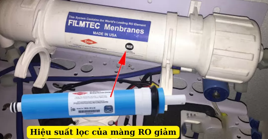 máy lọc nước bị ra nhiều nước thải