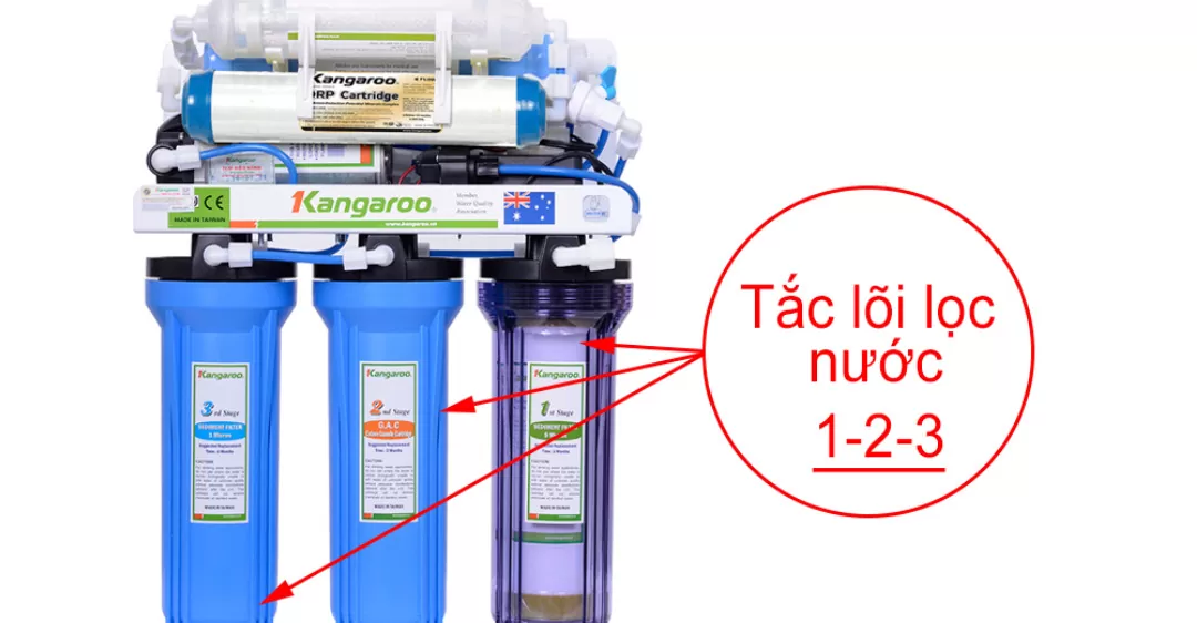 máy lọc nước không có nước