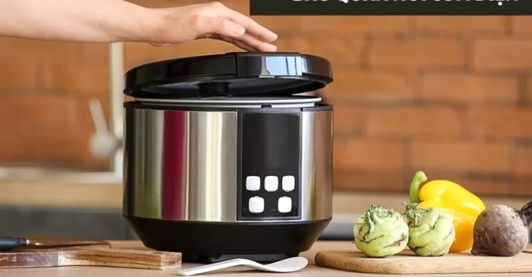 nồi cơm điện bị trào nước