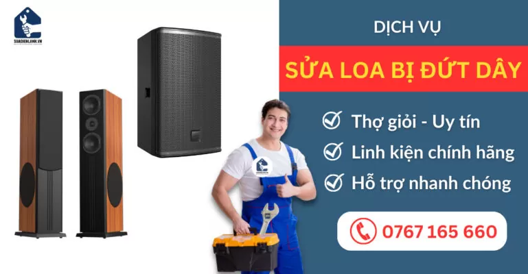 Sửa loa bị đứt dây suadienlanh.vn