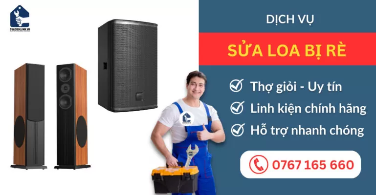 Sửa loa bị rè suadienlanh.vn