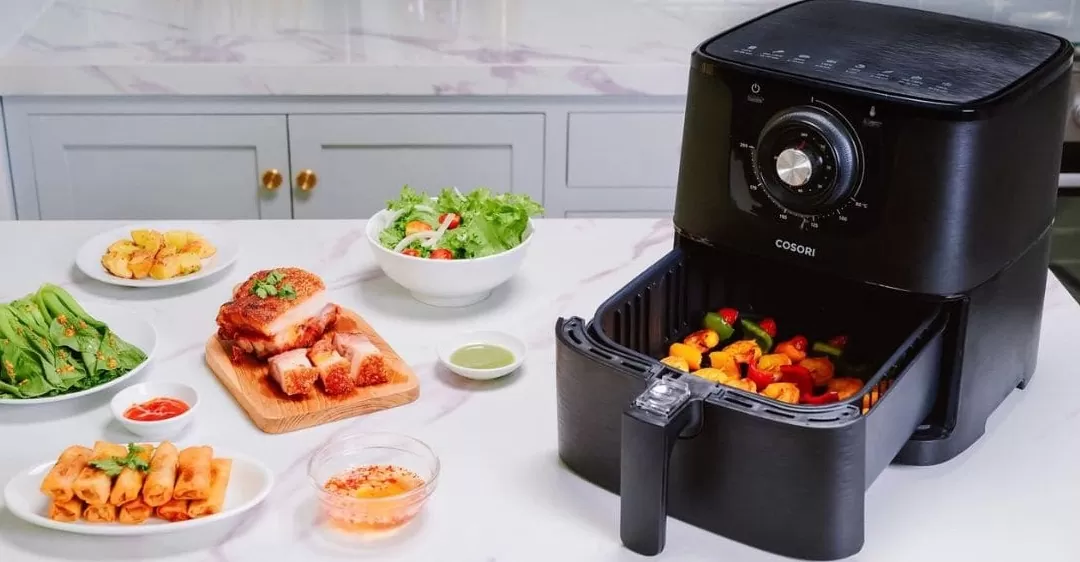 sửa nồi chiên không dầu bị hỏng nút vặn