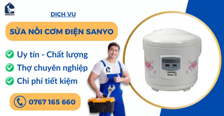 Sửa nồi cơm điện Sanyo suadienlanh.vn