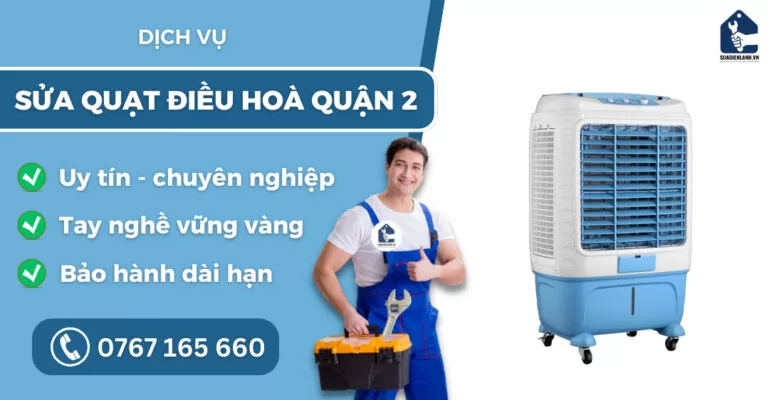 Sửa quạt điều hòa quận 2 suadienlanh.vn