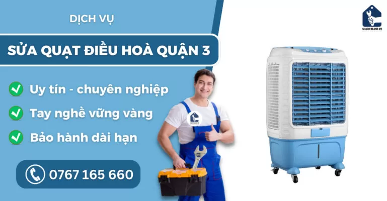 Sửa quạt điều hòa quận 3 suadienlanh.vn