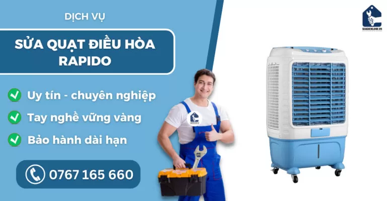 Sửa quạt điều hòa Rapido suadienlanh.vn