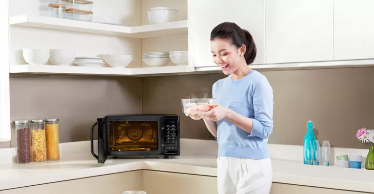 cách sử dụng lò vi sóng mới mua