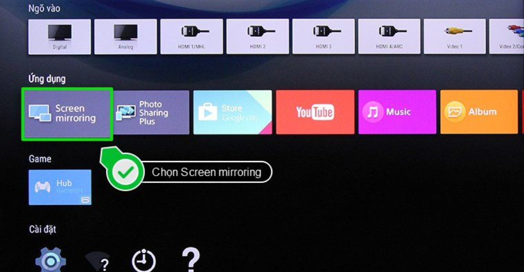 Cách xem 2 màn hình trên tivi Sony