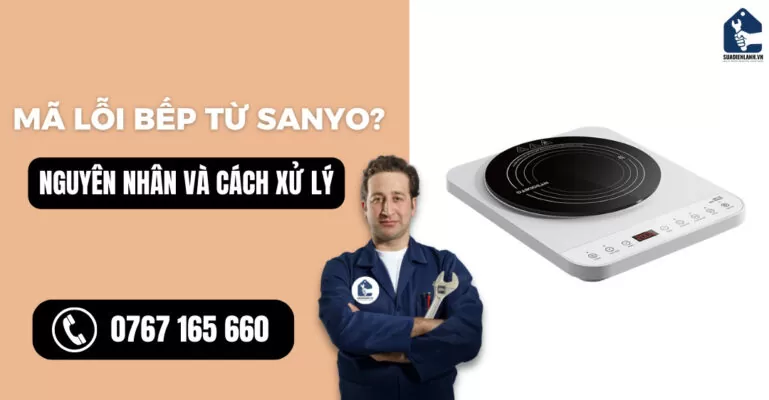 Mã lỗi bếp từ Sanyo suadienlanh.vn