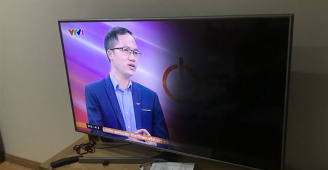 màn hình tivi samsung bị bóng mờ