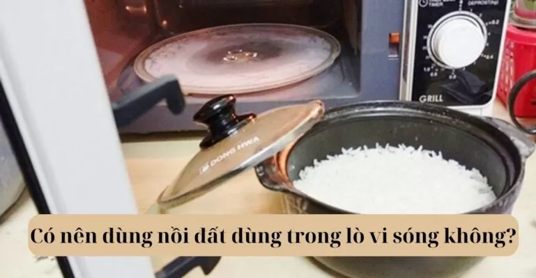 Nồi đất dùng trong lò vi sóng