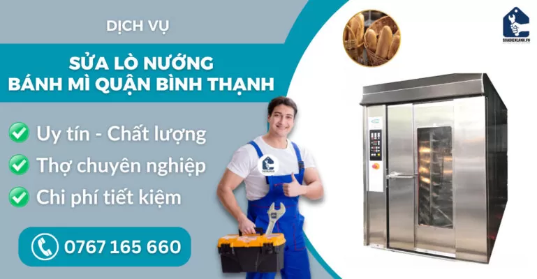 Sửa lò nướng bánh mì quận Bình Thạnh suadienlanh.vn