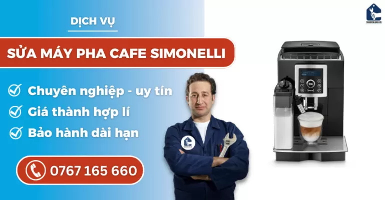 Sửa máy pha cafe Simonelli suadienlanh.vn