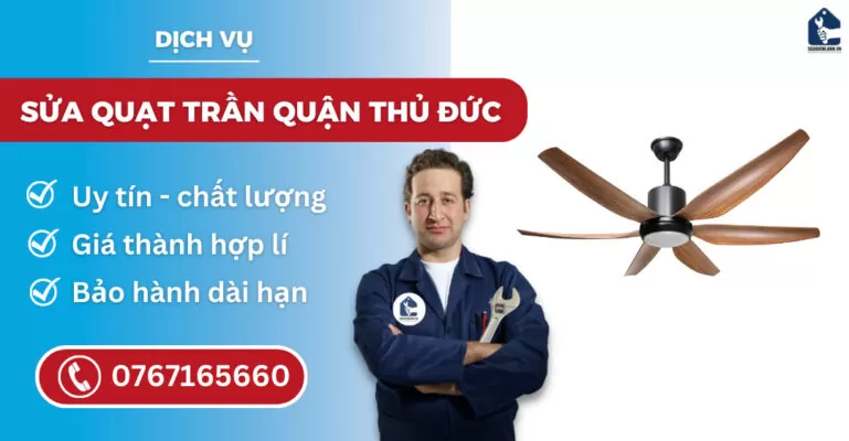 Sửa quạt trần quận Thủ Đức suadienlanh.vn