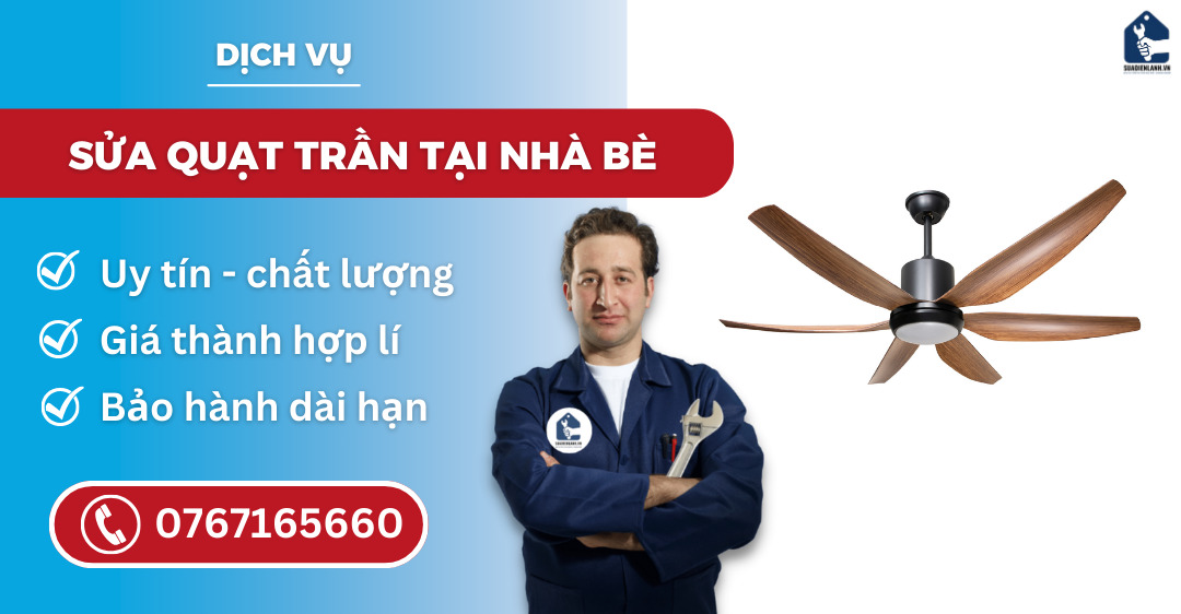 Sửa quạt trần tại Nhà Bè suadienlanh.vn