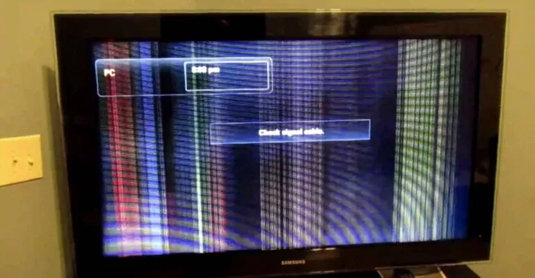 tivi samsung bị mờ màn hình