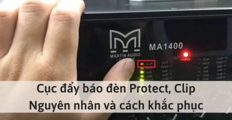 Cục đẩy báo đèn clip