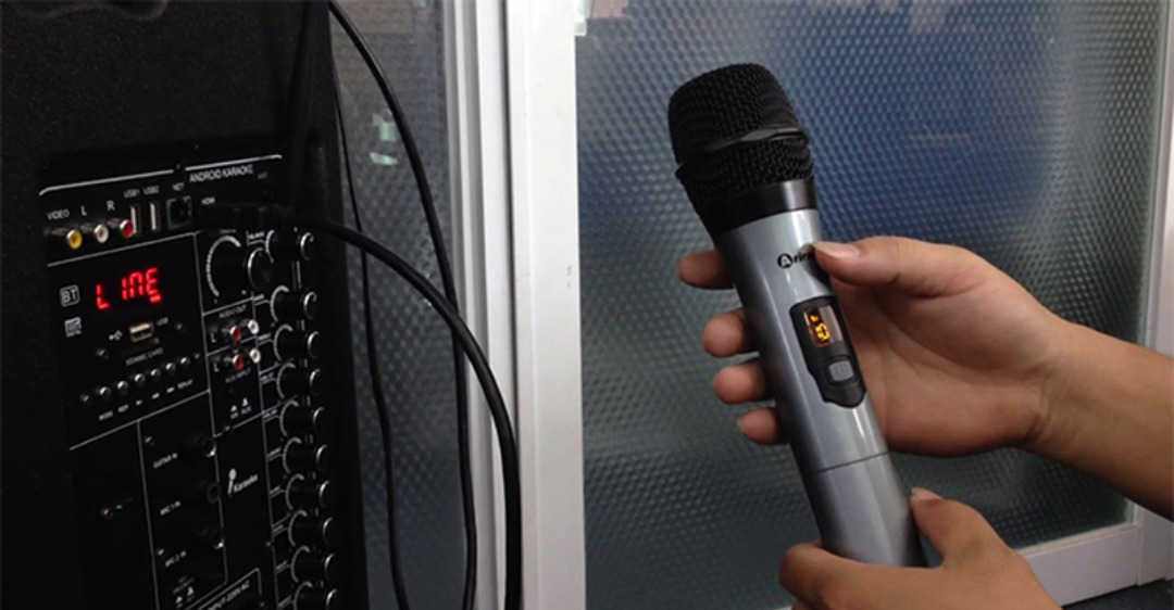 loa kéo không nhận micro