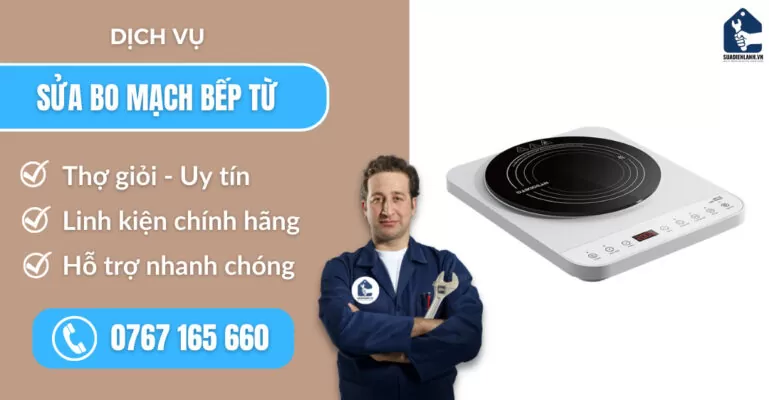 Sửa bo mạch bếp từ suadienlanh.vn