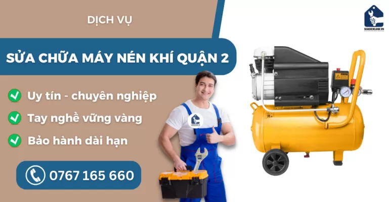 Sửa chữa máy nén khí quận 2 suadienlanh.vn