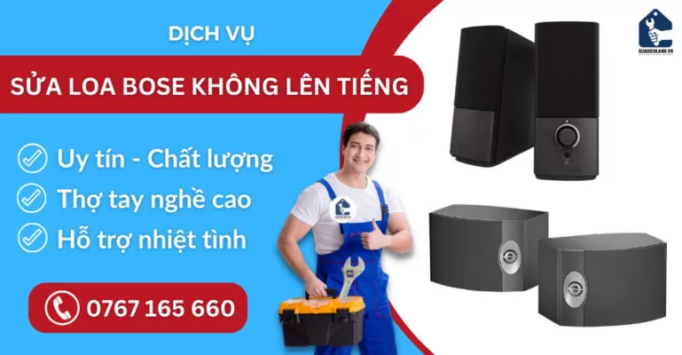 Sửa loa Bose không lên tiếng suadienlanh.vn