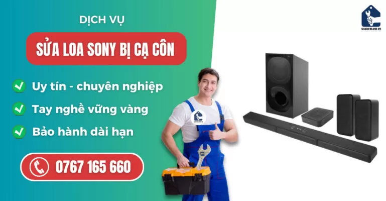Sửa loa Sony bị cạ côn suadienlanh.vn