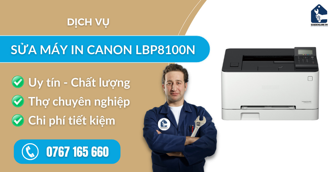 Sửa máy in Canon lbp8100n suadienlanh.vn