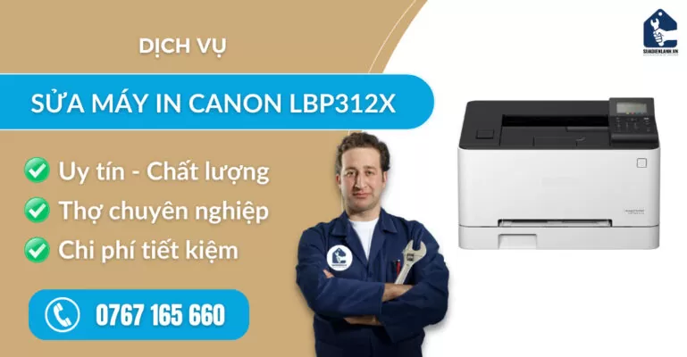 Sửa máy in Canon lbp312x suadienlanh.vn