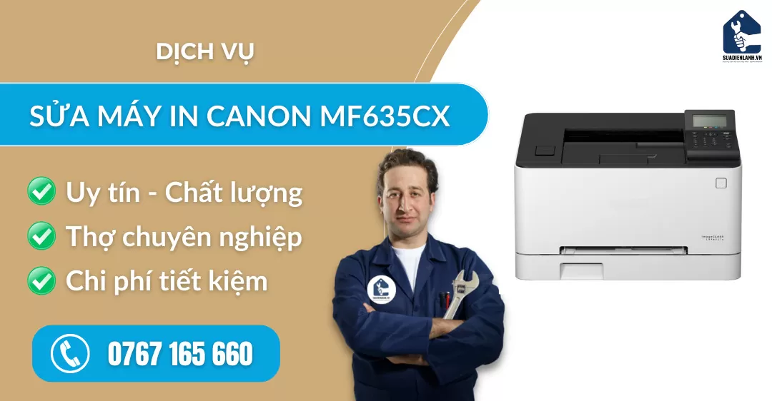 Sửa máy in Canon mf635cx suadienlanh.vn