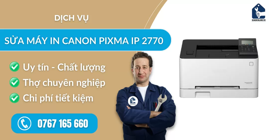 Sửa máy in Canon pixma ip 2770 suadienlanh.vn