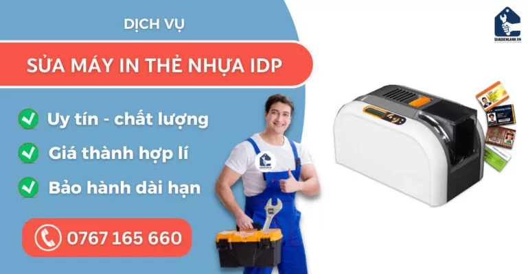 Sửa máy in thẻ nhựa IDP suadienlanh.vn