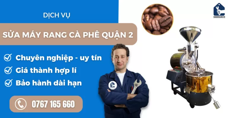 Sửa máy rang cà phê quận 2 suadienlanh.vn
