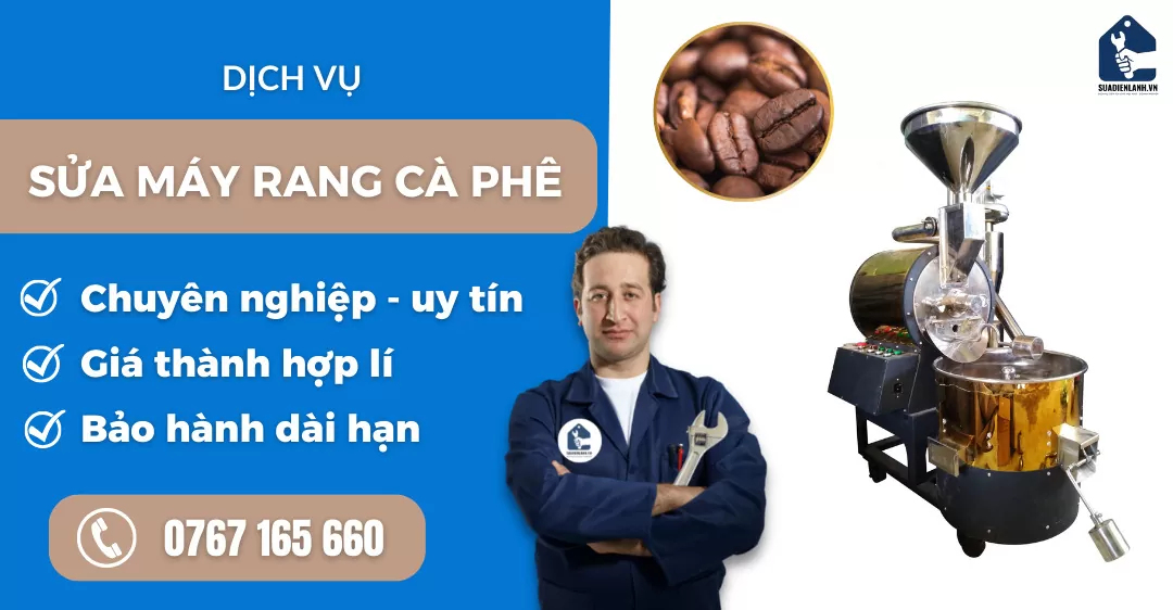 Sửa máy rang cà phê suadienlanh.vn