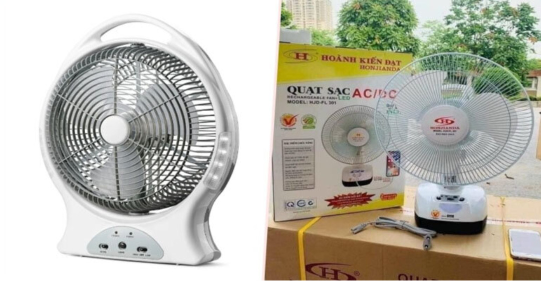 Sửa quạt tích điện honjianda cắm điện lưới không chạy