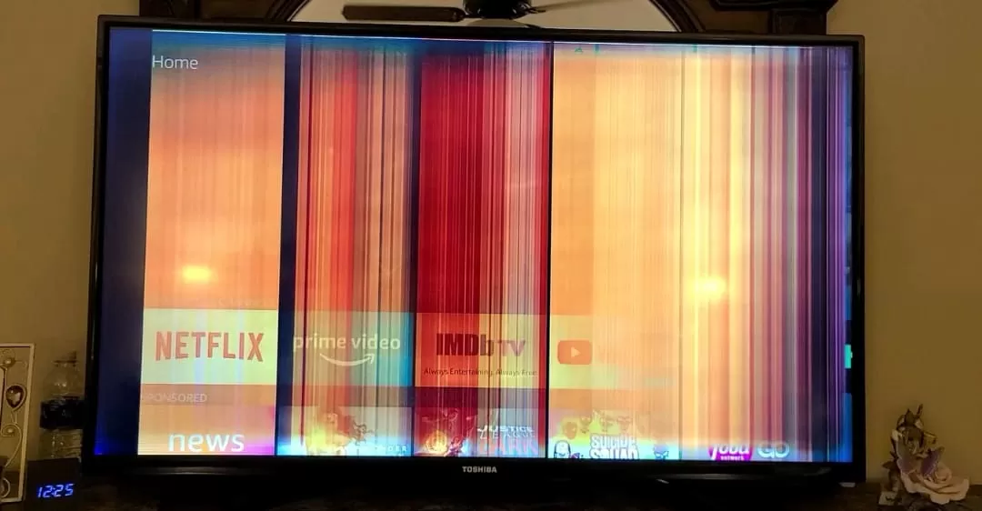 sửa tivi Toshiba bị sọc màn hình