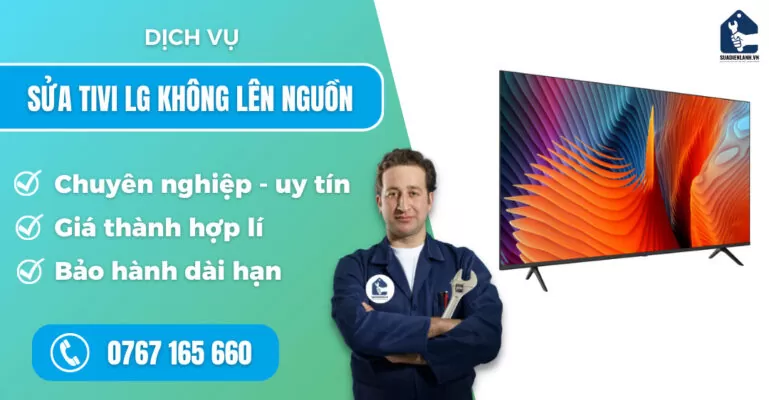 Sửa tivi LG không lên nguồn suadienlanh.vn