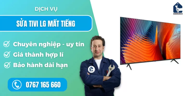 Sửa tivi LG mất tiếng suadienlanh.vn